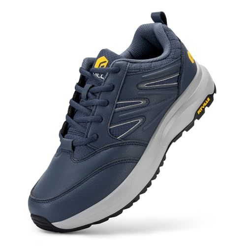 Fitville Extra Brede Wandelschoenen Heren Waterdichte Schoenen Antislip Wandelschoenen Outdoor Schoenen Blauw 48 EU X-Breed