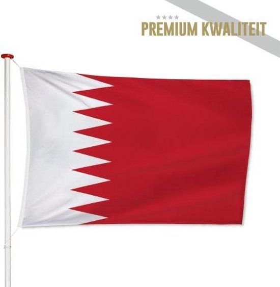 Bahreinse Vlag Bahrein 40x60cm - Polyester - Geschikt voor boot