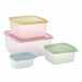 SIGNORA WARE Boîtes de conservation alimentaire avec couvercle, étanches, hermétiques, sans BPA, boîtes de conservation alimentaire en plastique transparent, conception empilable peu encombrante, 453 ml, 453 ml, 765 ml, 2381 ml