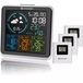 Bresser Optics Bresser Quadro Individio Weerstation Zwart, Wit LCD DC/batterij