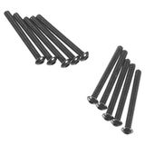 Binnenzeskant knop M3x30mm zwart (10)