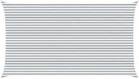 vidaXL Zonneschaduw Lichtgrijs en wit 7 x 4 m 100% Polyester Oxford