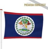 Belizaanse Vlag Belize 150x225cm - Polyester - Geschikt voor boot