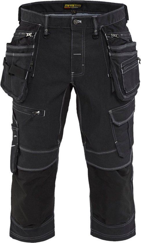 Blåkläder Piraatbroek denim stretch X1900 1991-1141 - Zwart - C44