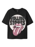 NAME IT Shirt 'The Rolling Stones' ecru / oudroze / zwart