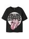 NAME IT Shirt 'The Rolling Stones' ecru / oudroze / zwart
