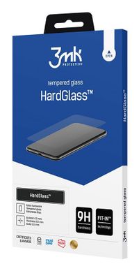 3MK HardGlass Screen Protector for Apple iPhone 16 Pro Max - Tempered Glass, Full Adhesive
