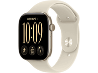 Apple Watch Series 12 GPs 46mm - Light Gold Aluminium Case Sport Band S/m Smartwatch Sand