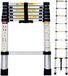 Telescopische T-LoVendo Telescopische ladder, 3,2 m, van aluminium, uittrekbaar en opvouwbaar, compact, licht, draagbaar en antislip, ideaal voor thuisgebruik, professioneel, renovatie, tuin, werkplaats, hoogte