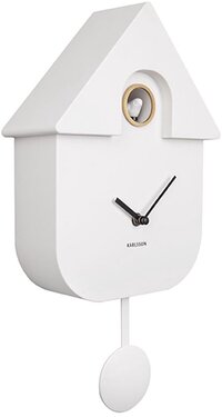 Karlsson Modern Cuckoo Wandklok - Wit - 30 cm