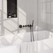 Brauer Black Edition Thermostatische Inbouw Badkraan