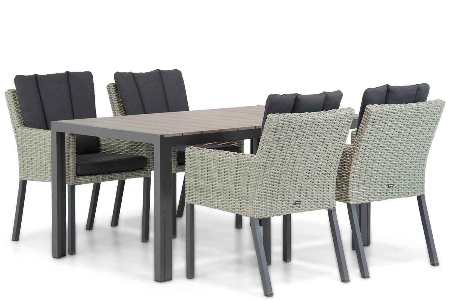 Garden Collections Oxbow/Young 155 cm dining tuinset 5-delig