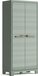 Keter Planet Outdoor Opbergkast hoog - 3 planken - 80x44x182cm - Grijs/Zwart