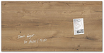 Sigel magnetisch glasbord natural wood 91 x 46 cm