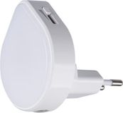 Kanlux Stekkerlamp Nachtlamp Dag en Nacht sensor Blanc