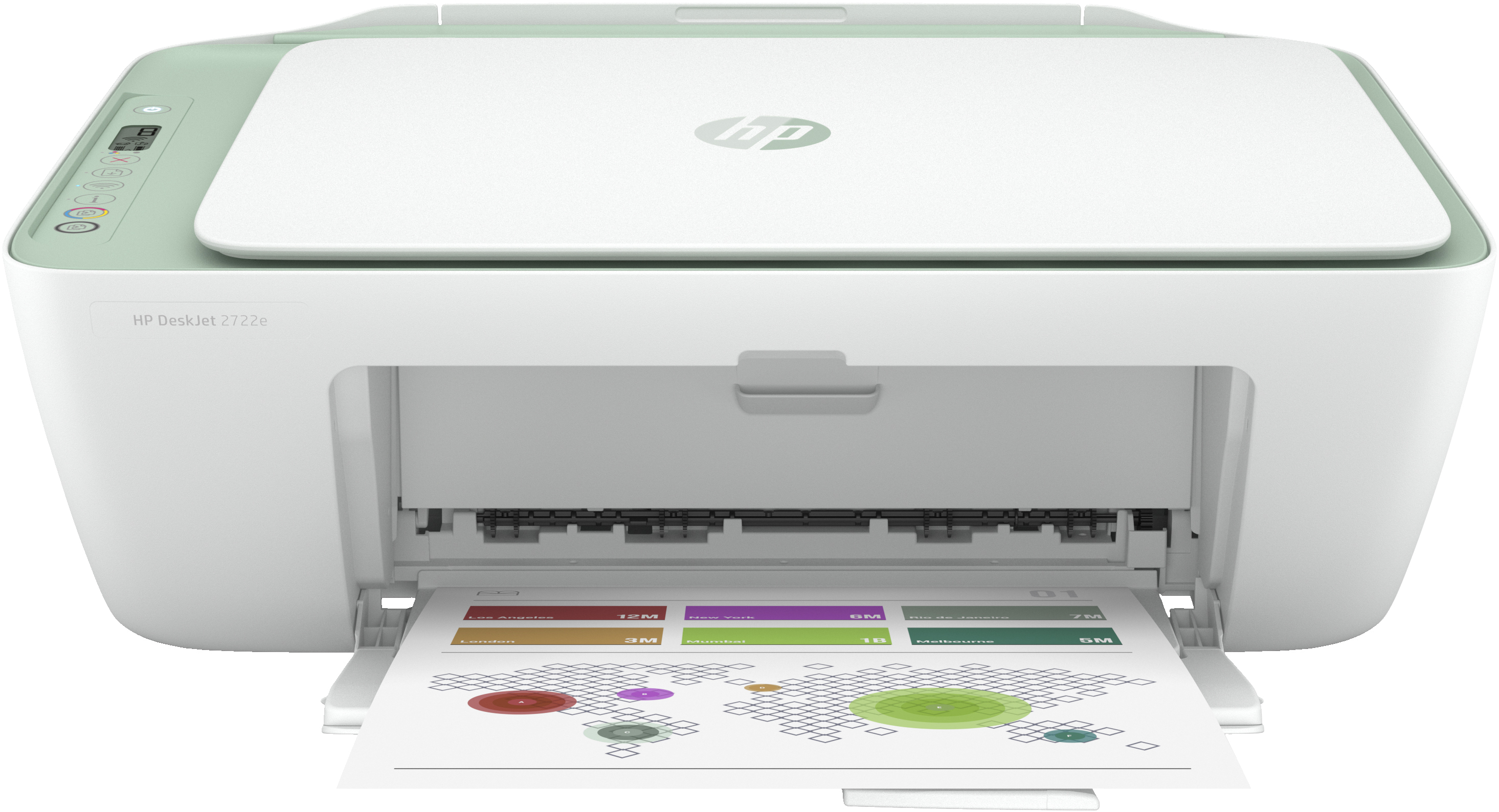 HP DeskJet HP Deskjet 2722e All-in-One printer, Kleur, Printer voor Home, Printen, kopiëren, scannen, Draadloos; HP+; Geschikt voor HP Instant Ink; Printen vanaf een telefoon of tablet