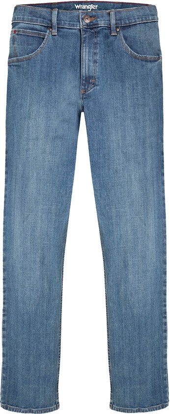 Wrangler Straight Jeans - Heren - MID STONE - W34 / L34