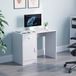 Vida Designs 3331087 computertafels, MDF en spaanplaat, wit, standaard