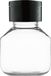 Claudius Cosmetics B.V. Bouteilles en plastique vides 50 ml - 10 pièces - PET verre clair transparent 28 rechargeable - avec bouchon à clapet noir - vide