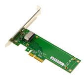 KALEA-INFORMATIQUE PCIe 4.0 x4 controllerkaart voor SSD NVMe EDSFF E1.S Short Gen4 met metalen socket