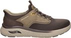 Skechers Hands-Free Slip-In Arch Fit Crosser heren sneaker - Bruin - Maat 42