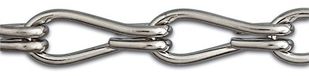Chapuis BT1 ketting ongelast dubbel gedraaid staal vernikkeld 5 kg diameter 1,4 mm 25 m spoel grijs