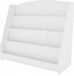 Marque non spécifiée Bibliothèque pour enfants - 88 x 80 x 30 cm - Blanc - Bois