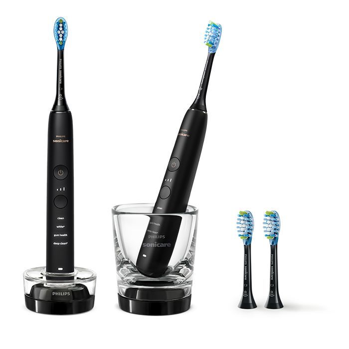 Philips Sonicare DiamondClean 9000 - Elektrische tandenborstel - Zwart - Incl. 4 opzetborstels