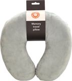 Beagles Originals Travel Originals Nekkussen Unisex - Reiskussen met memory foam - Neksteun van Nylon en Polyester - Middengrijs