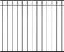 vidaXL Schuttingpaneel ASSEN staal 163x150 cm zwart