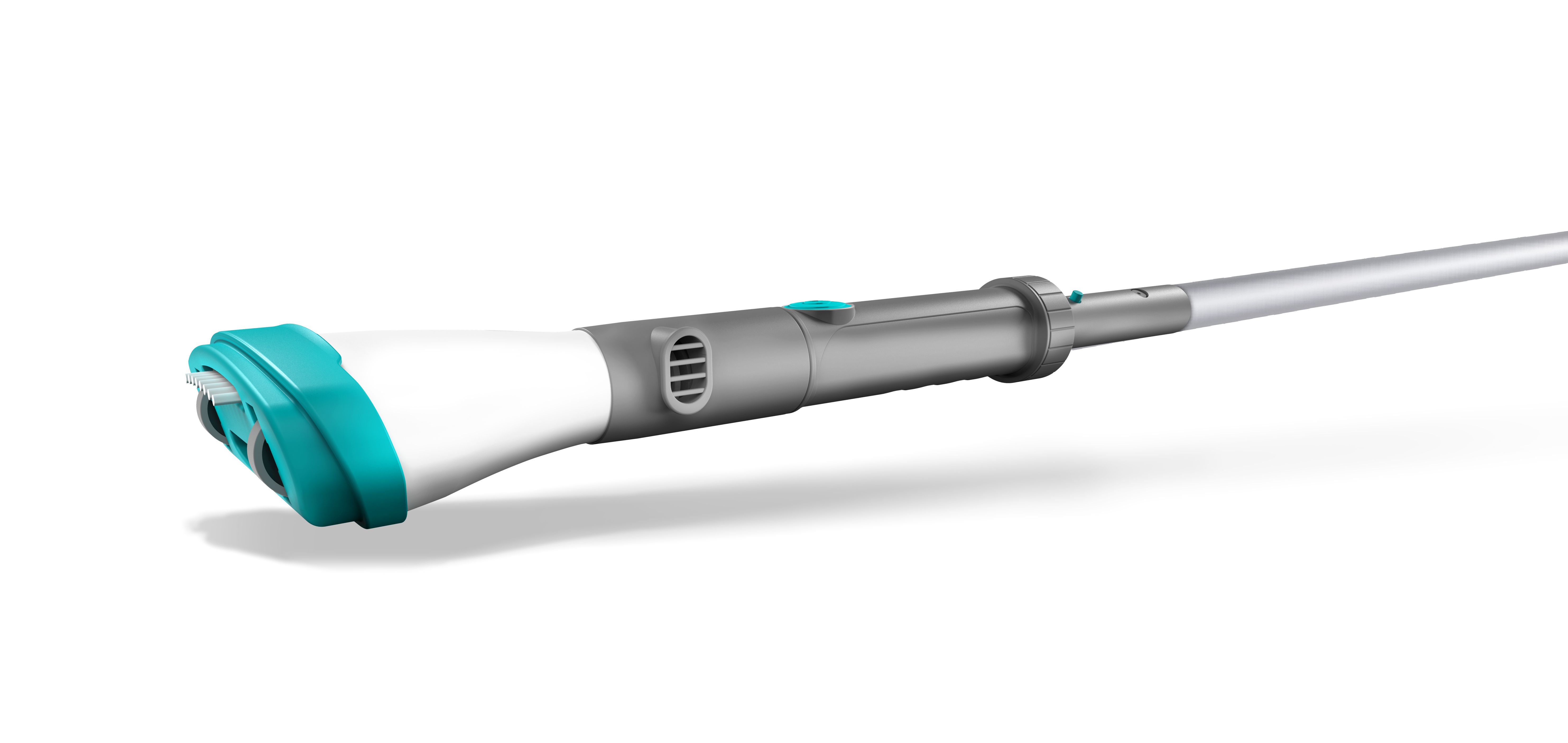 Kokido Lektra - Zwembadstofzuiger - Werkt op batterijen - Blauw/Grijs/Wit