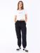 Project X Paris Pantalon cargo femme noir slim fit taille haute polyester