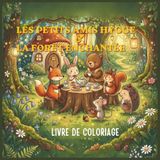 Les Petits Amis Hygge & La Forêt Enchantée: Livre de coloriage forêt pour enfants de 3 à 8 ans