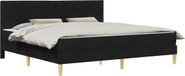 vidaXL Bedframe 180 x 200 cm Zwart