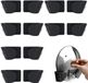 Unyqoos® Porte-casseroles et ustensiles de cuisine peu encombrant pour montage mural