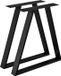 And Outdoormatch Onderstel Kila - Staal Poedercoating - 72x55cm - Mat Zwart