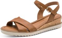 Tamaris - Dames - Sandalen met hak - Bruin - Maat 40