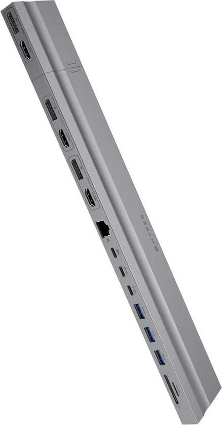 Targus HyperDrive 4K 2 x USB 3.2 Gen 2 (3.1 Gen 2) Type-C Zilver