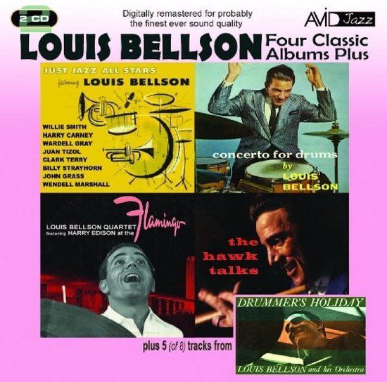 Louis Avid Four Classic Albums Plus (Just Jazz All Stars / Concerto For Drums / At The Flamingo / The Hawk Talks)