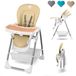 Lionelo Linn Plus 2-in-1 kinderstoel met wipstoelfunctie - Beige