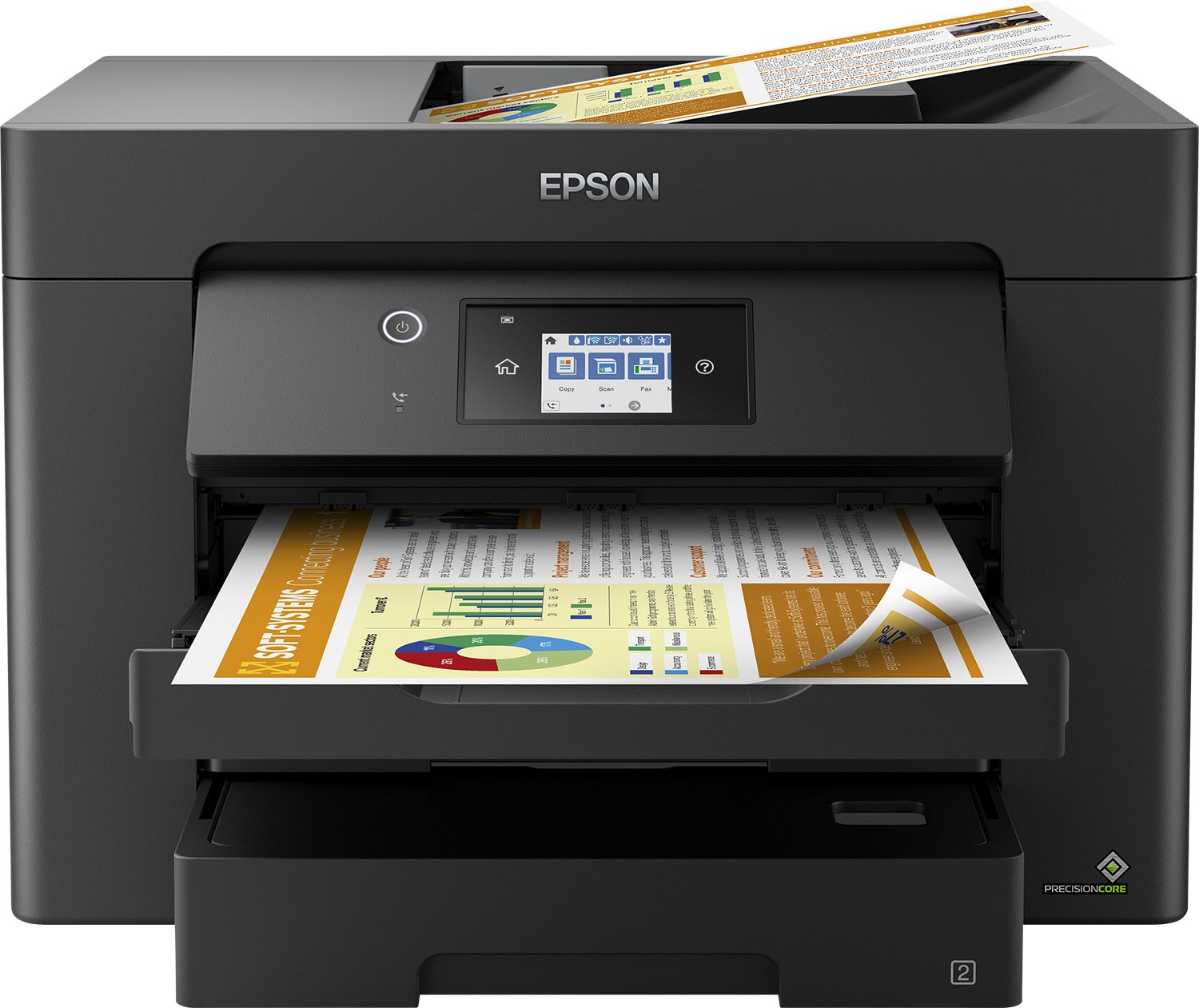 Epson WorkForce WF-7830DTWF - Multifunctionele Inkjetprinter - A3 - Duplex - Wifi - Zwart