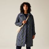 Regatta Orla Lange Ademende Waterdichte Isolerende Jas met Capuchon voor Dames - Polyester - Purper - Maat 44