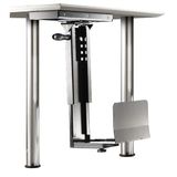 Merkloos ROLINE CPU Houder - Computer Beugel - PC Houder - Desktop Standaard - Bevestiging voor onder Bureau of aan Wand - Verstelbaar