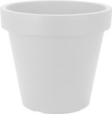 Merkloos / Sans marque Prosperplast Bloempot/plantenpot voor binnen en buiten - D30 x H26 cm - wit - kunststof
