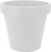 Merkloos / Sans marque Prosperplast Bloempot/plantenpot voor binnen en buiten - D30 x H26 cm - wit - kunststof