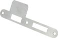 Nemef Sluitplaat verlengde lip - rechthoekig - 196 x 29/61,5 mm (LxBxH/B+LIP) - RVS Geborsteld - VP 4109 - din links