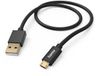 Hama Fabric USB-kabel 1,5 m USB 2.0 USB A Micro-USB B Zwart