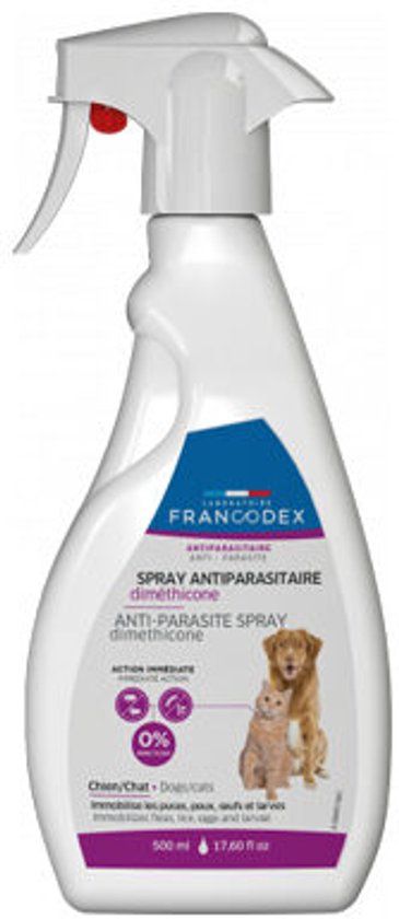 Francodex Dimethicone Antiparasite Spray - 500 ml