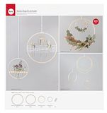 Rayher Bamboe ringen met koord, set 5-delig, houten ringen 12, 18, 26, 30 cm ø + 3 m koord, bruin