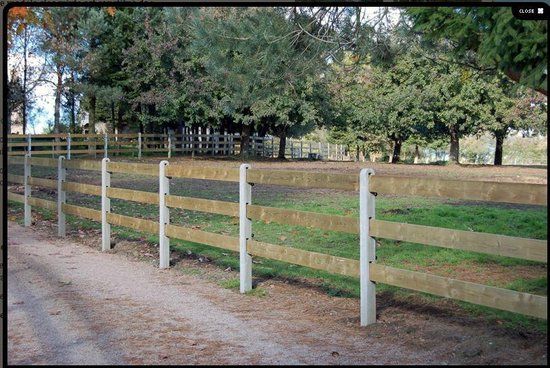 Intergard Betonpaal Post & Rail hekwerk 230cm